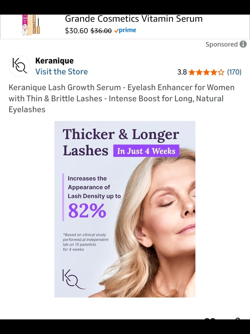 Keranique Lash Enhancing Serum - Picture 4 of 6